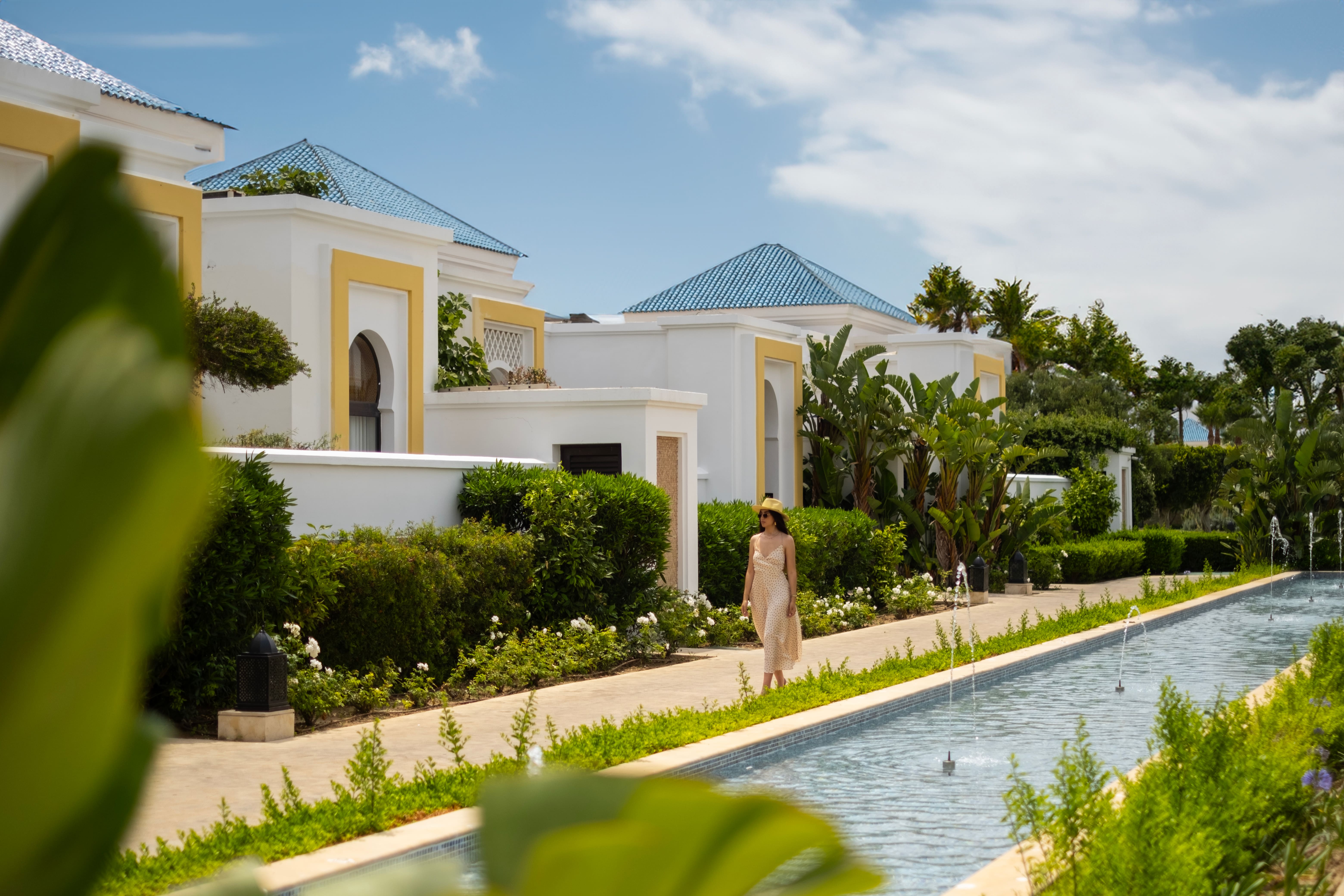 Relaxing Walk at Banyan Tree Tamouda Bay